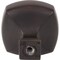 Jeffrey Alexander 1-3/8" Overall Length Brushed Oil Rubbed Bronze Square Audrey Cabinet Knob 278L-DBAC - alternate 6